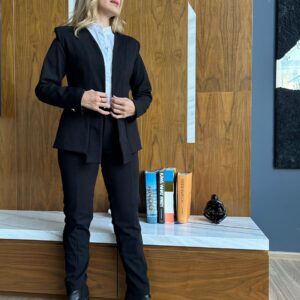 Blazer negro forrado – GORAH