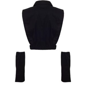 Cuello y puño marfil bordado – GORAH