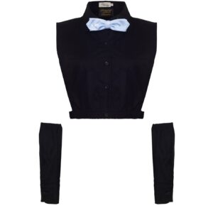 Cuello y puños con moño – GORAH