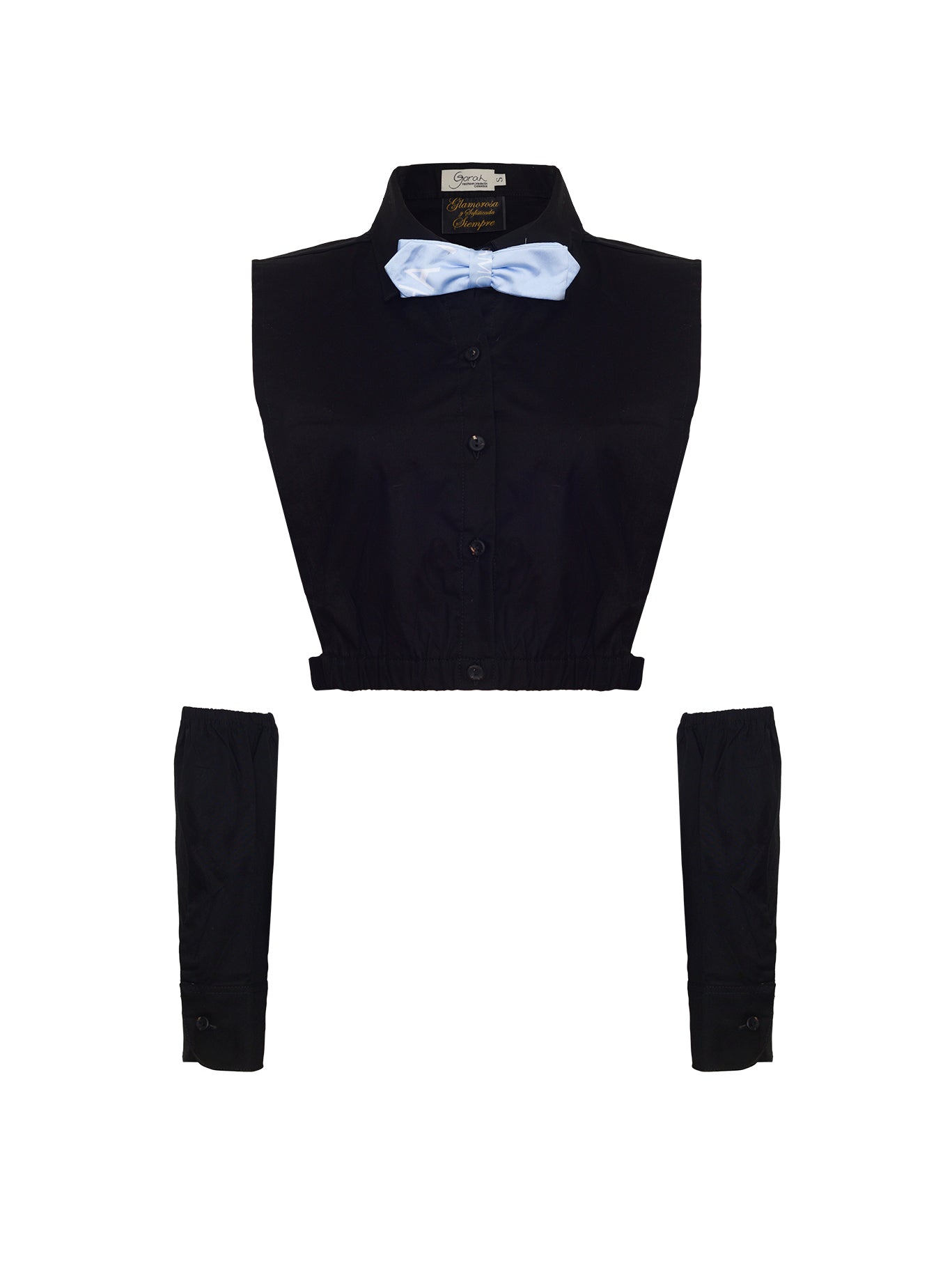Cuello y puños con moño – GORAH