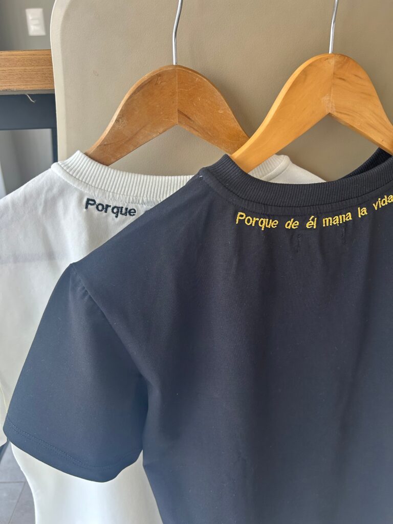 T-shirt básica Él es la respuesta – GORAH