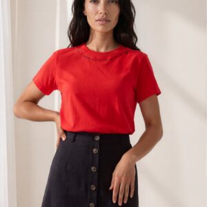 T-shirt básica Él es la respuesta – GORAH