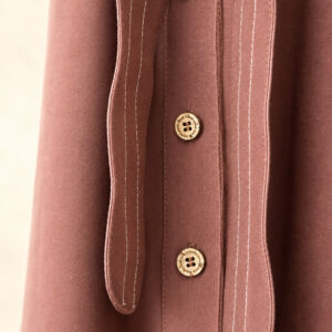 Vestido corto con botones de diseño – GORAH