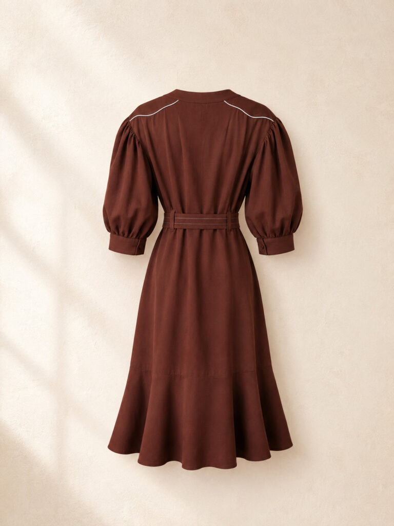 Vestido corto con botones de diseño – GORAH