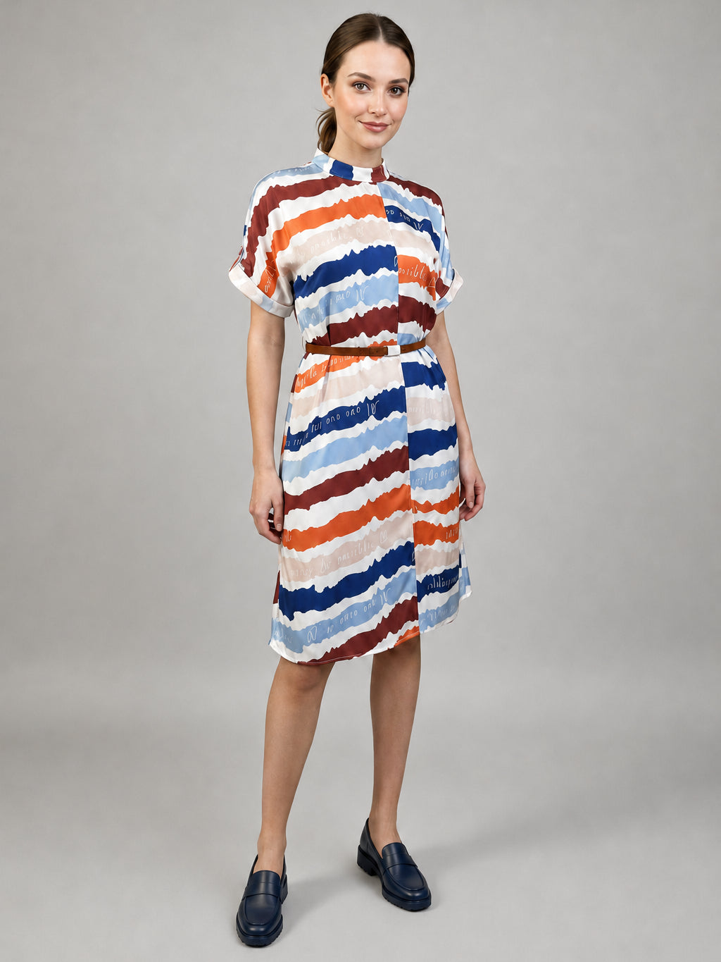 Vestido estampado con moños – GORAH