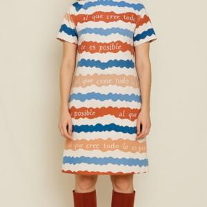 Vestido estampado con moños – GORAH