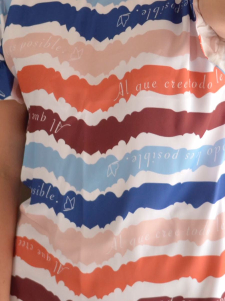 Vestido estampado con moños – GORAH