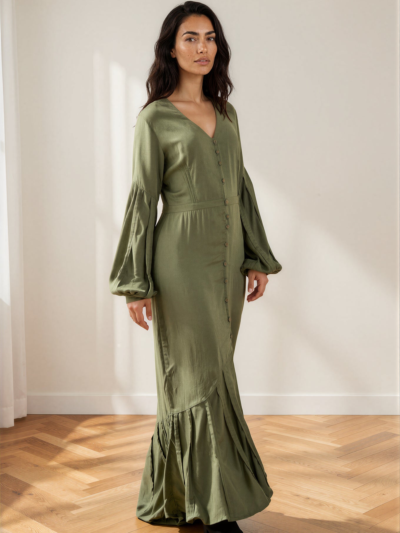 Vestido largo con bolero – GORAH