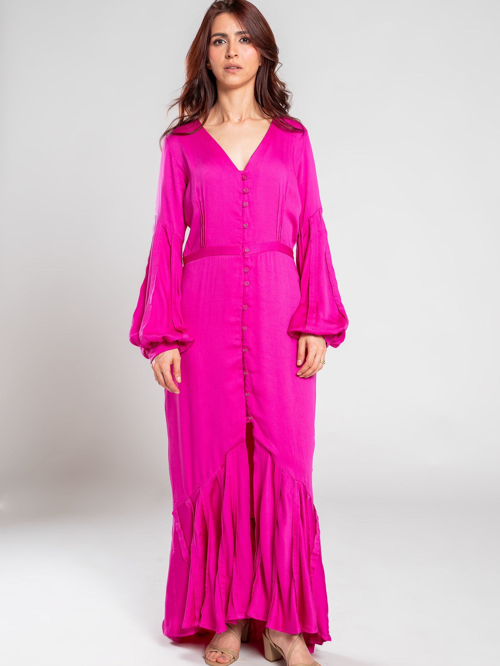 Vestido largo con bolero – GORAH