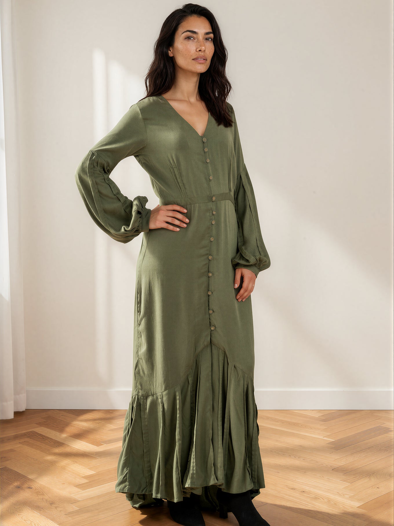 Vestido largo con bolero – GORAH