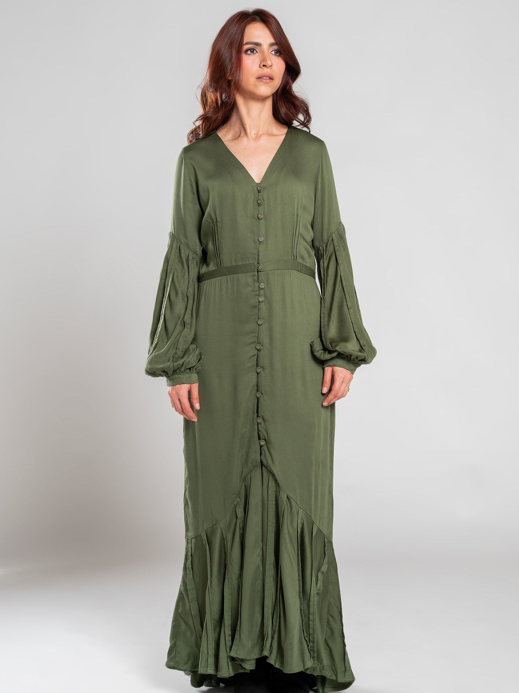 Vestido largo con bolero – GORAH