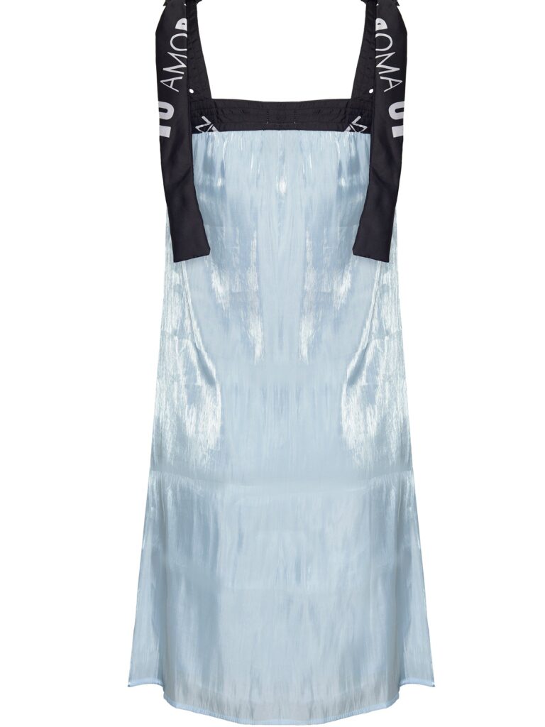 Vestido talego azul con negro Madam – GORAH